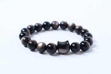 Design - Cat Silver Obsidian